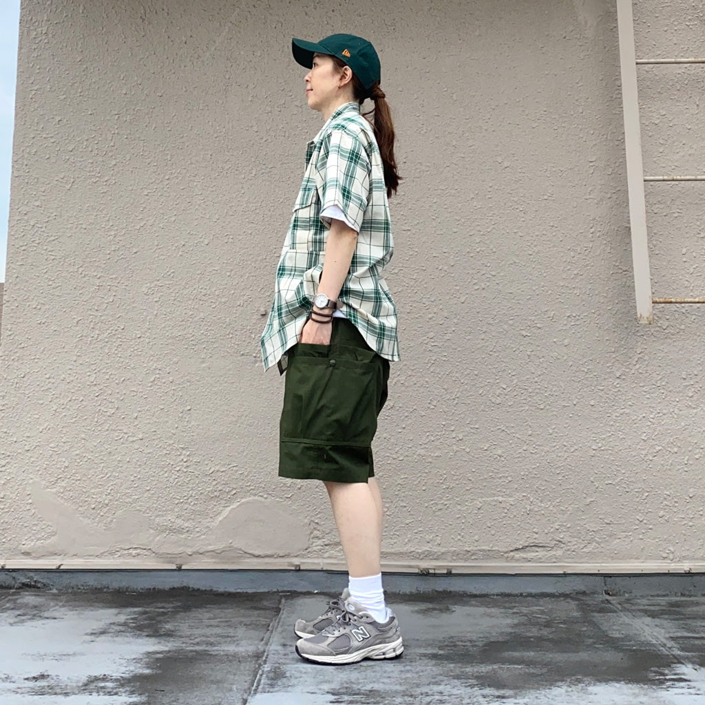 SASSAFRAS『OVERGROWN PANTS 1/2(WEATHER)』(OLIVE)