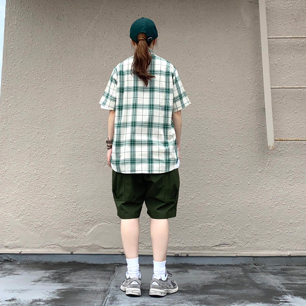 SASSAFRAS『OVERGROWN PANTS 1/2(WEATHER)』(OLIVE)