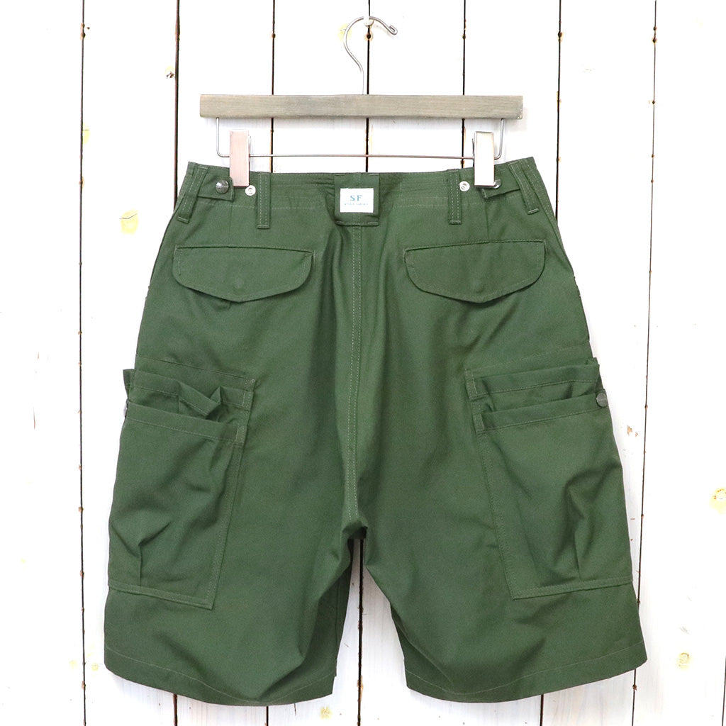 SASSAFRAS『OVERGROWN PANTS 1/2(WEATHER)』(OLIVE)