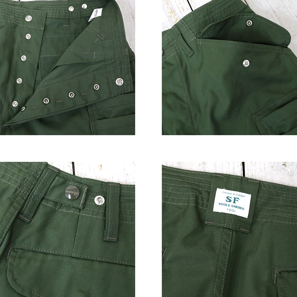 SASSAFRAS『OVERGROWN PANTS 1/2(WEATHER)』(OLIVE)