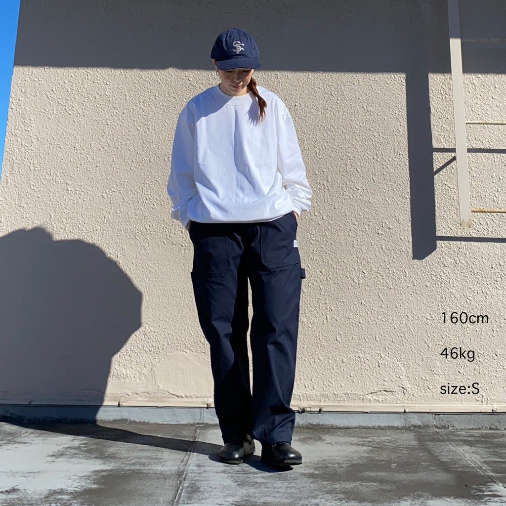 SASSAFRAS『FALL LEAF GARDENER PANTS 4/5(CANVAS)』(NAVY)