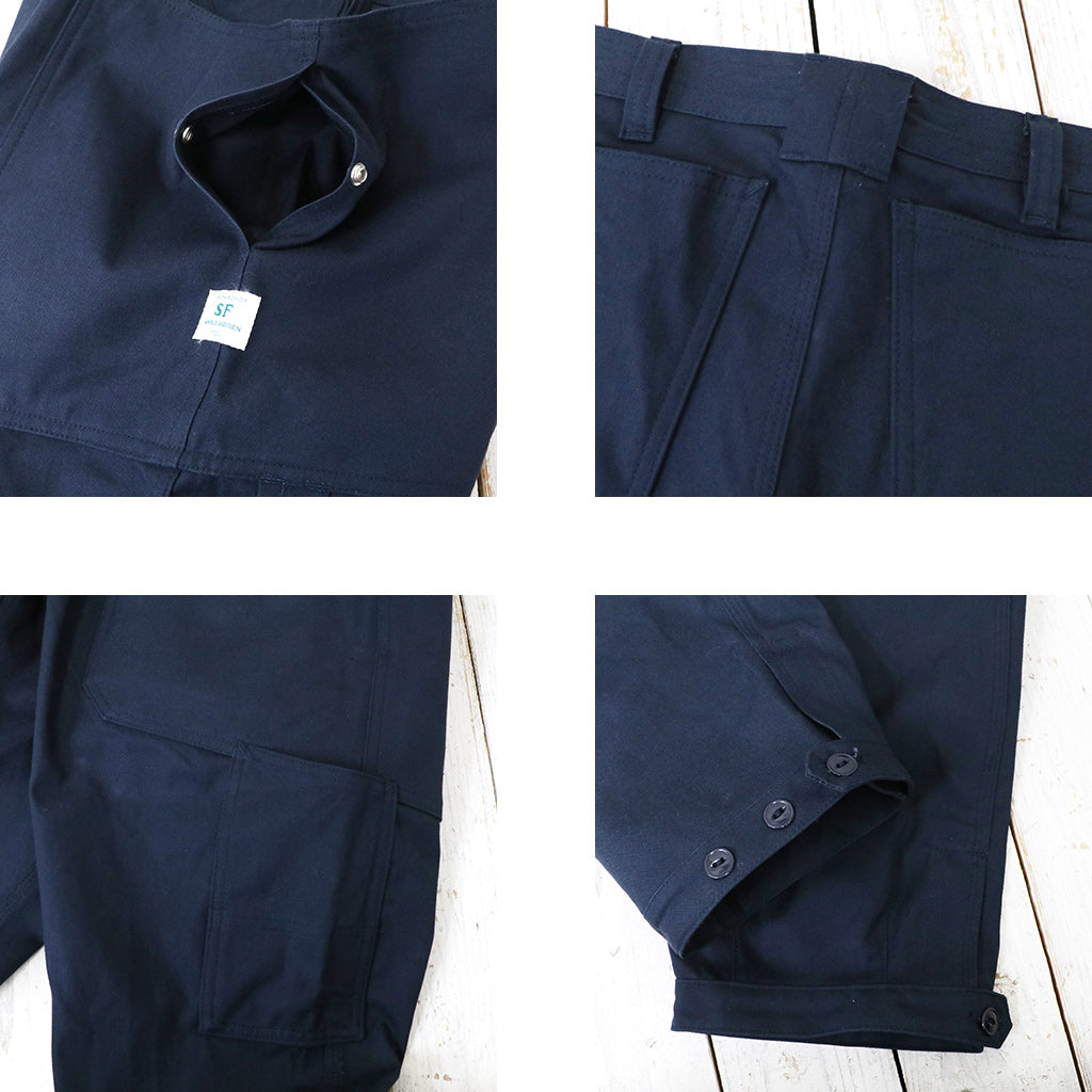 SASSAFRAS『FALL LEAF GARDENER PANTS 4/5(CANVAS)』(NAVY)