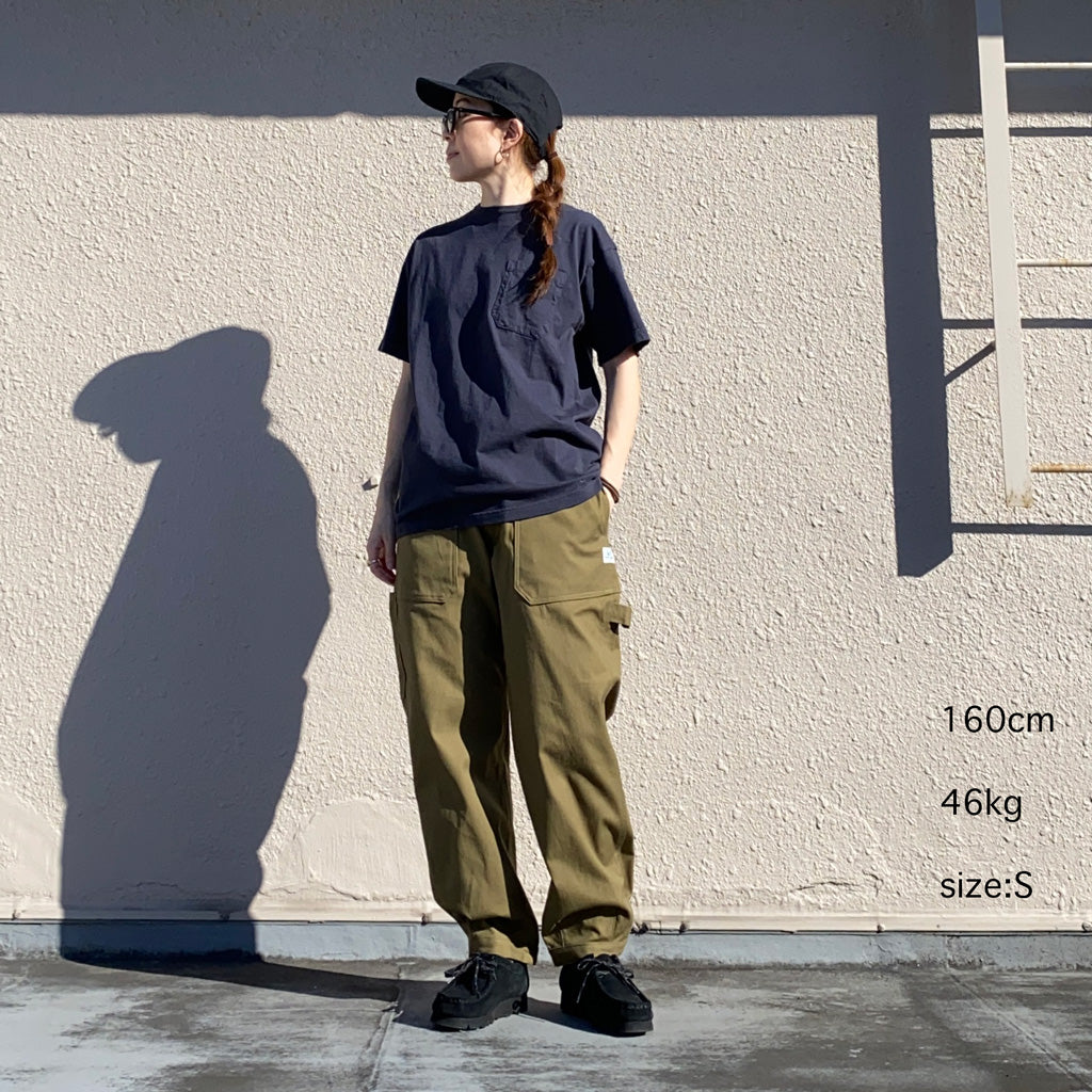 SASSAFRAS『FALL LEAF GARDENER PANTS 4/5(CANVAS)』(OLIVE)