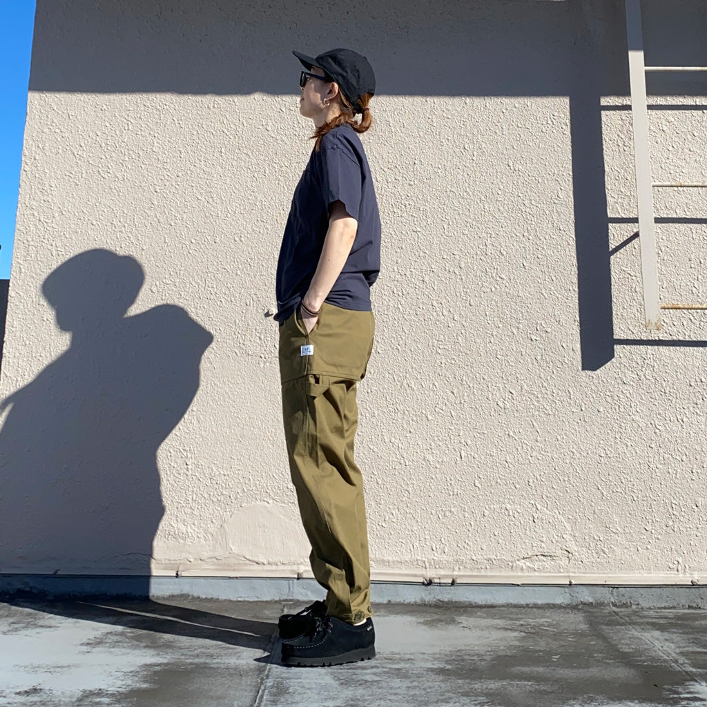 SASSAFRAS『FALL LEAF GARDENER PANTS 4/5(CANVAS)』(OLIVE)