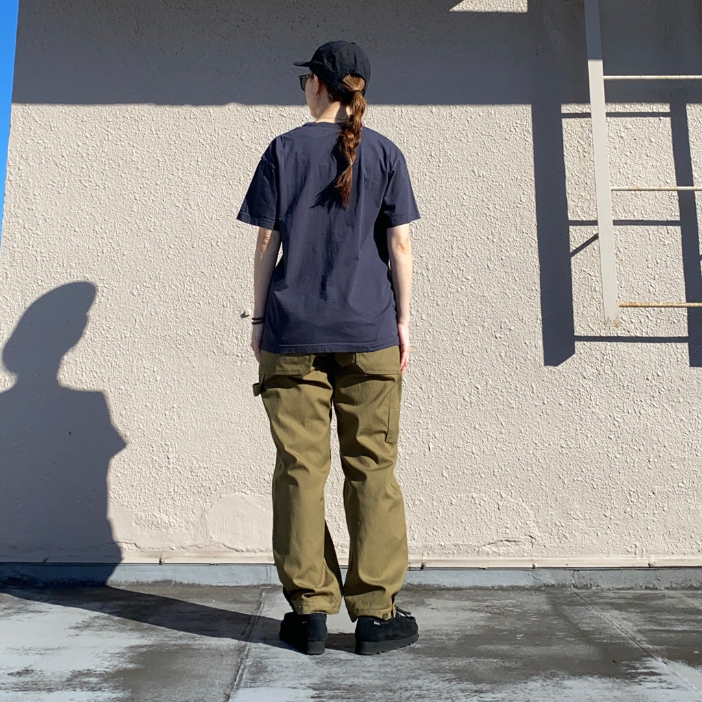 SASSAFRAS『FALL LEAF GARDENER PANTS 4/5(CANVAS)』(OLIVE)