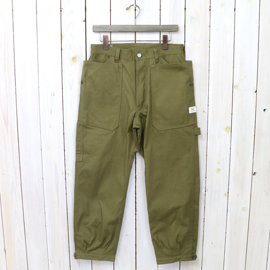 SASSAFRAS『FALL LEAF GARDENER PANTS 4/5(CANVAS)』(OLIVE)