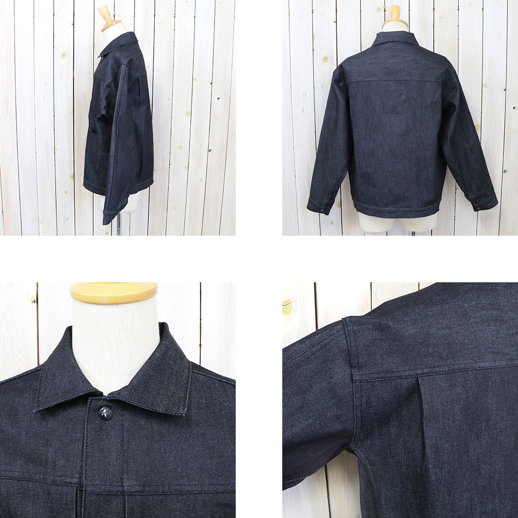 SASSAFRAS『GARDENERS JACKET(13oz SLAB DENIM)-INDIGO STICHT』