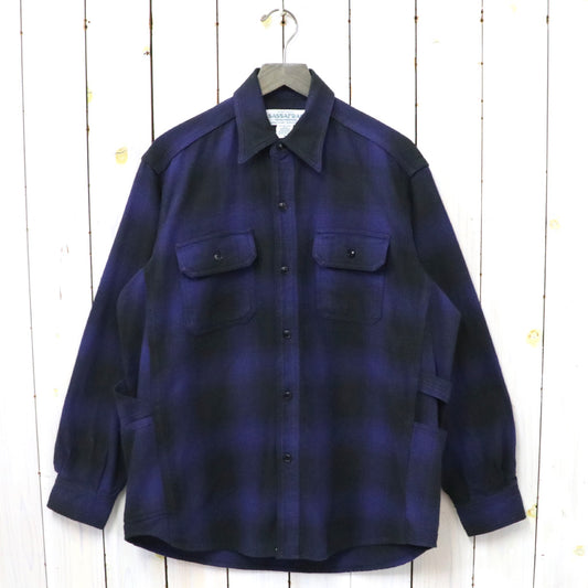 SASSAFRAS『GARDENER SHIRT(OMBRE CHECK)』(BLUE)