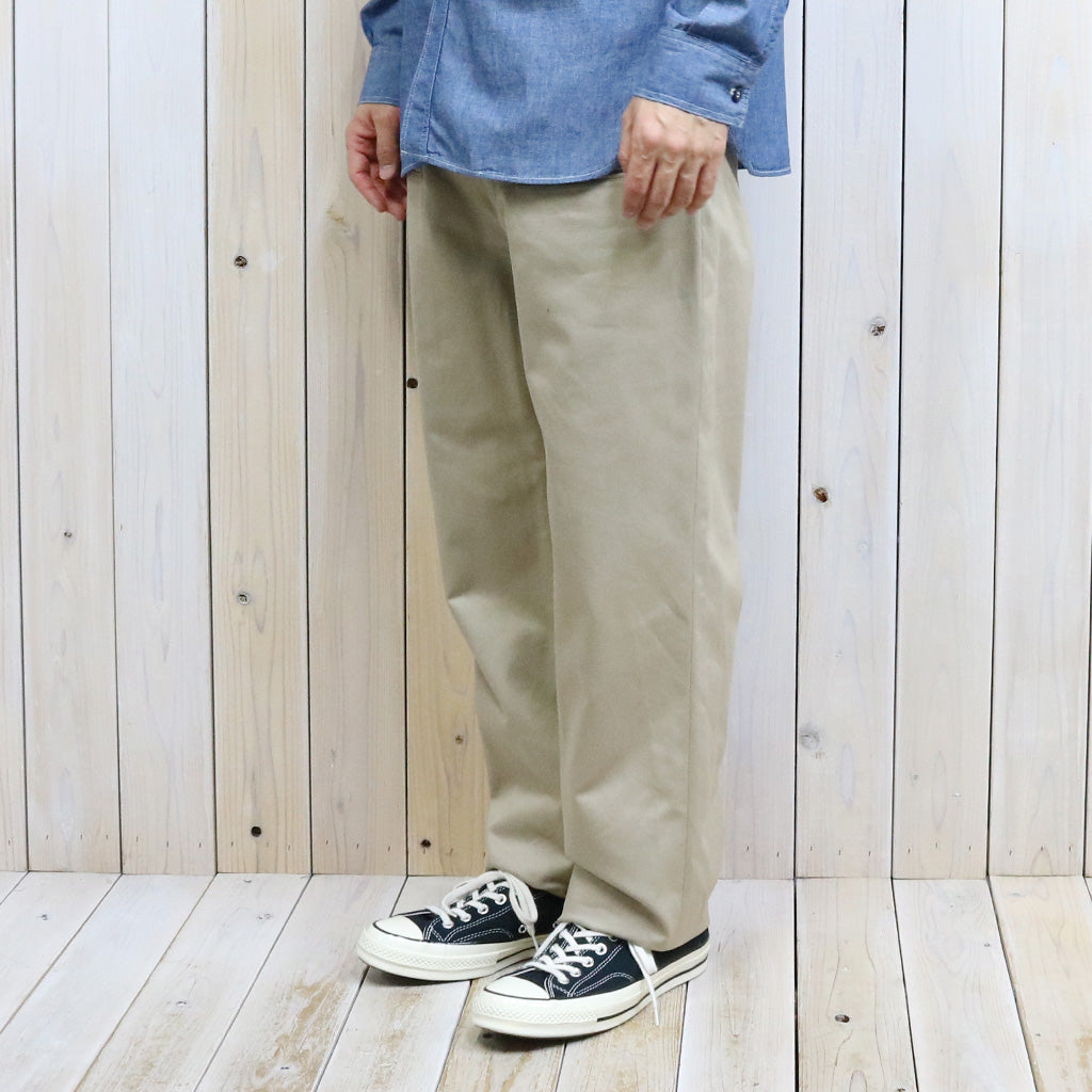 SASSAFRAS『WHEEL BARROW PANTS(41 KHAKI CHINO)』(KHAKI)