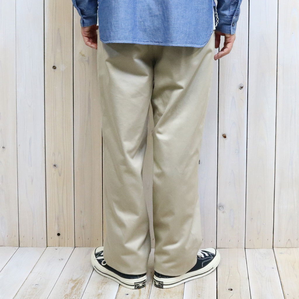 SASSAFRAS『WHEEL BARROW PANTS(41 KHAKI CHINO)』(KHAKI)