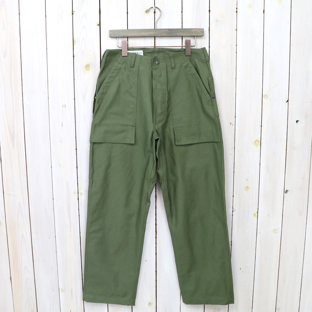 SASSAFRAS『F.S. CULTIVATOR PANTS(BACK SATIN)』(OLIVE)