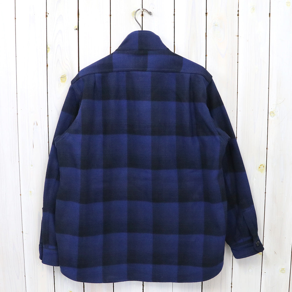 SASSAFRAS『OVERGROWN FATIGUE HALF(HEAVY FLANNEL)』(BLUE/BLACK)