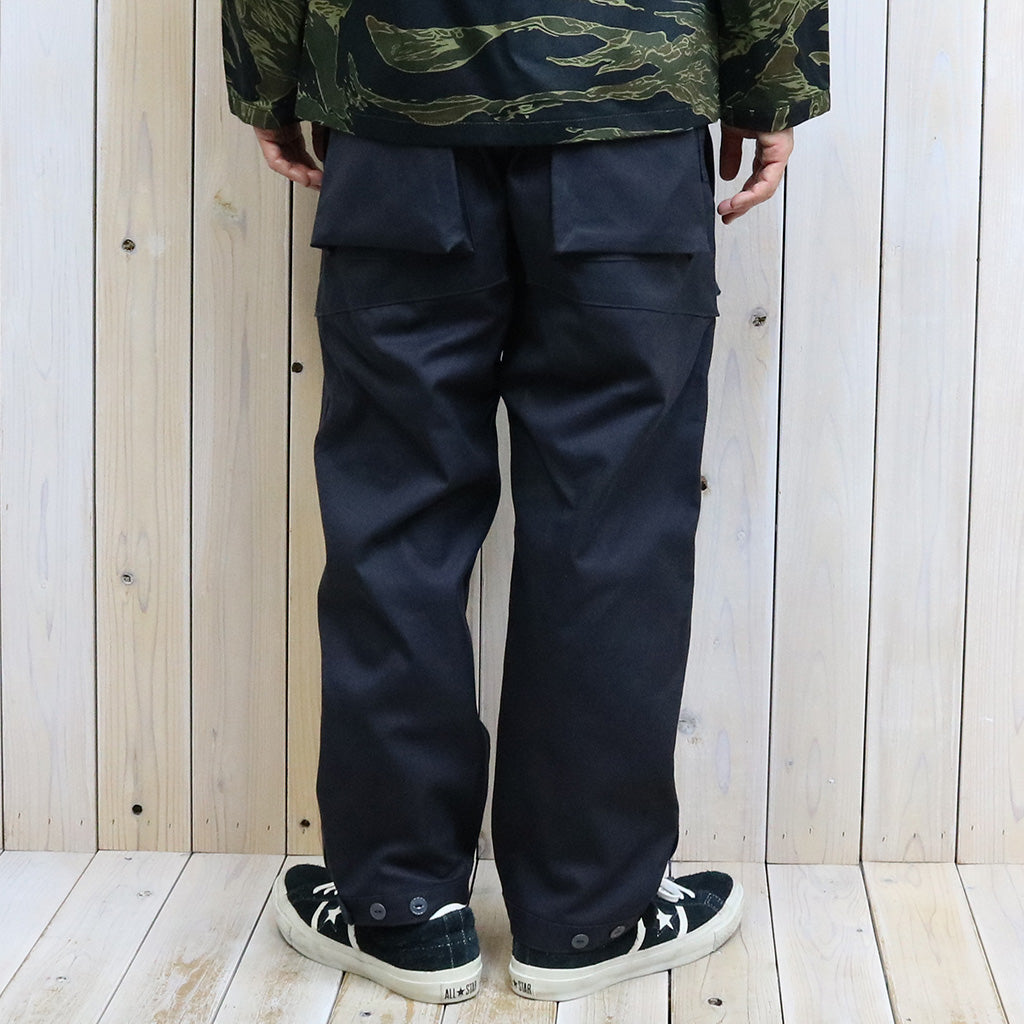 SASSAFRAS『DIGS CREW PANTS 4/5(DUCK)』(CHARCOAL)