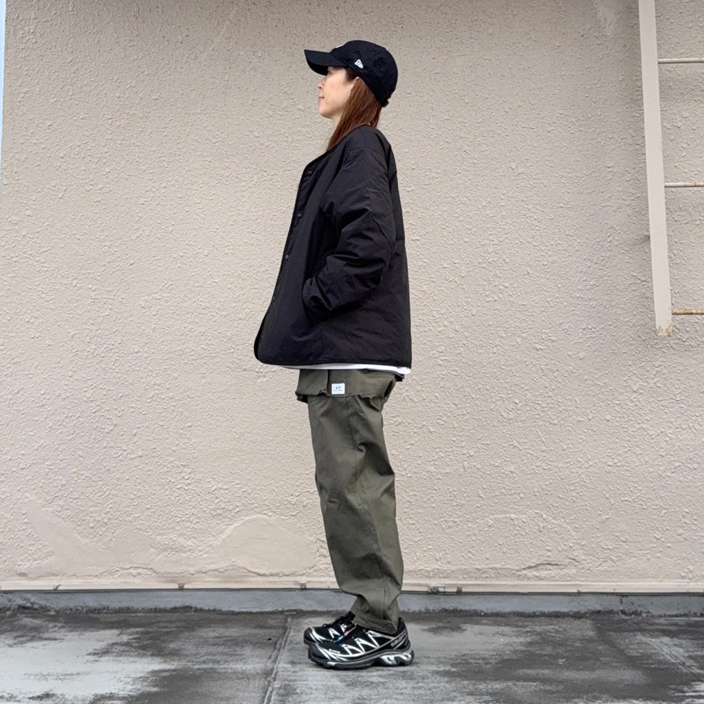 SASSAFRAS『DIGS CREW PANTS 4/5(DUCK)』(OLIVE)