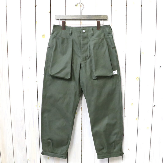 SASSAFRAS『DIGS CREW PANTS 4/5(DUCK)』(OLIVE)