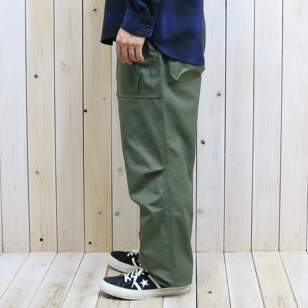 SASSAFRAS『OVERGROWN FATIGUE PANTS(DUCK)』(OLIVE)