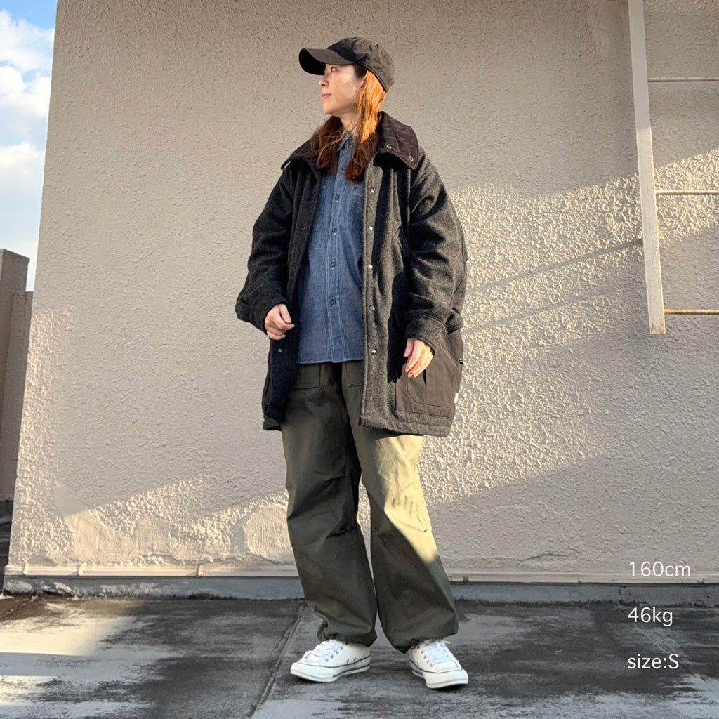 SASSAFRAS『OVERGROWN FATIGUE PANTS(DUCK)』(OLIVE)