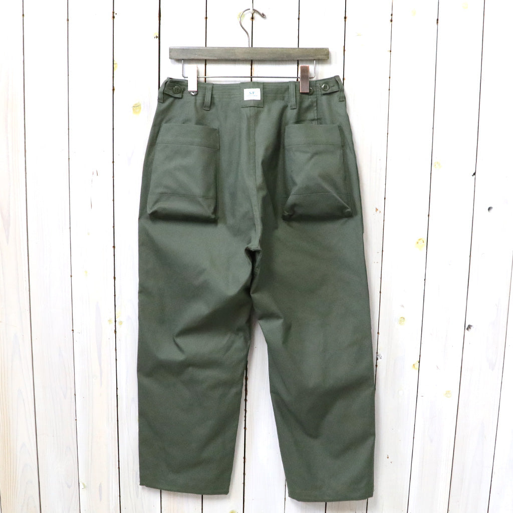 SASSAFRAS『OVERGROWN FATIGUE PANTS(DUCK)』(OLIVE)