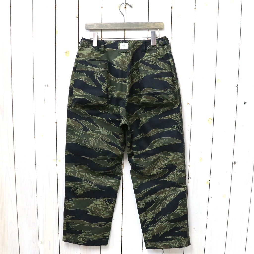 SASSAFRAS『OVERGROWN FATIGUE PANTS(TIGER TWILL)』(TIGER)