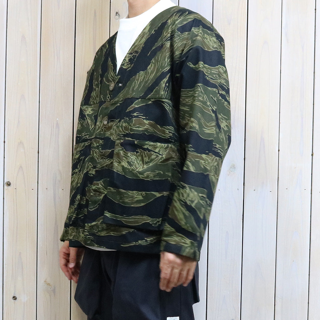 SASSAFRAS『DIGS CREW CARDE JACKET(TIGER TWILL)』(TIGER)