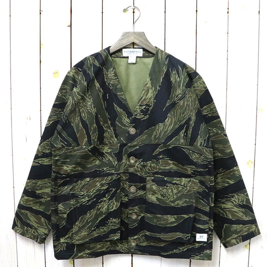 SASSAFRAS『DIGS CREW CARDE JACKET(TIGER TWILL)』(TIGER)