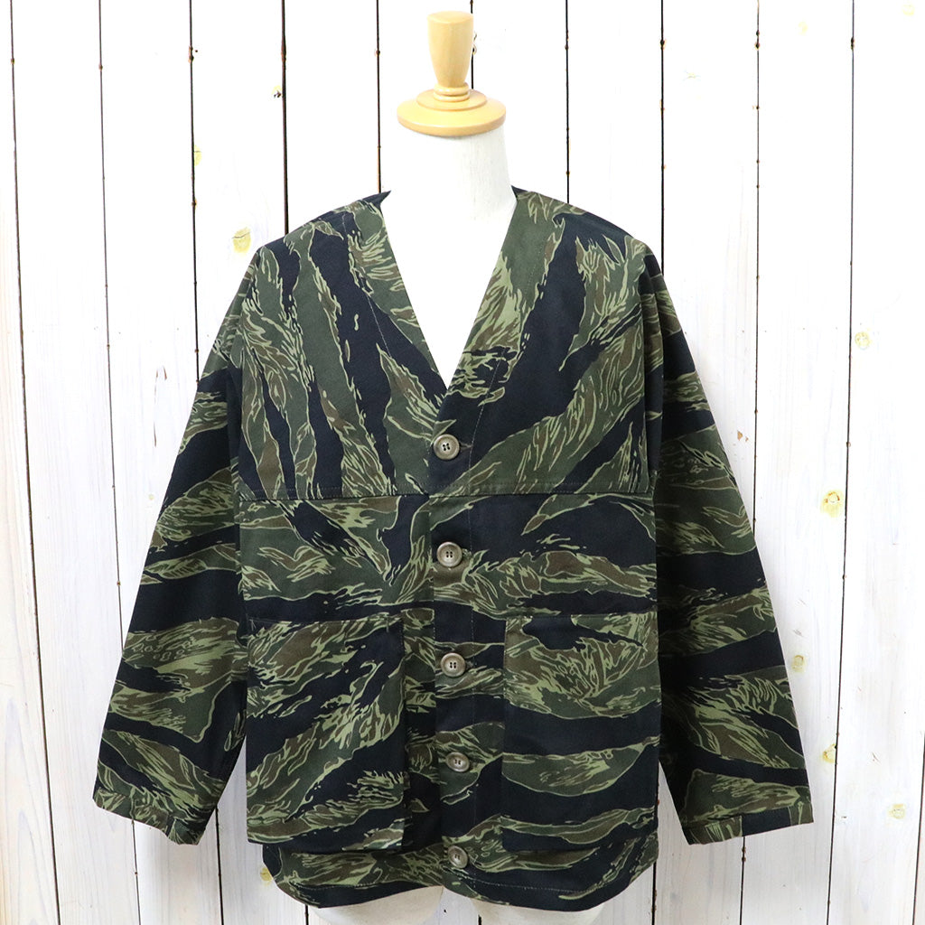 SASSAFRAS『DIGS CREW CARDE JACKET(TIGER TWILL)』(TIGER) – Reggieshop