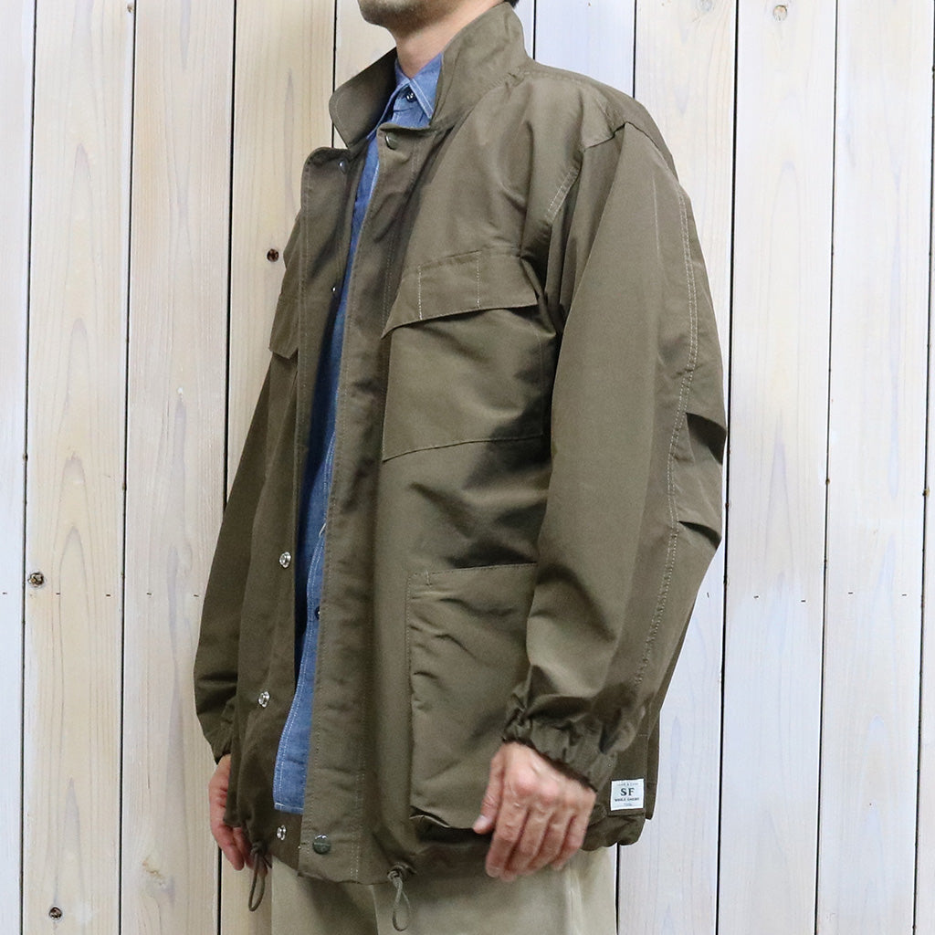 SASSAFRAS『DIGS CREW PROTECTIVE JACKET(60/40)』(OLIVE)