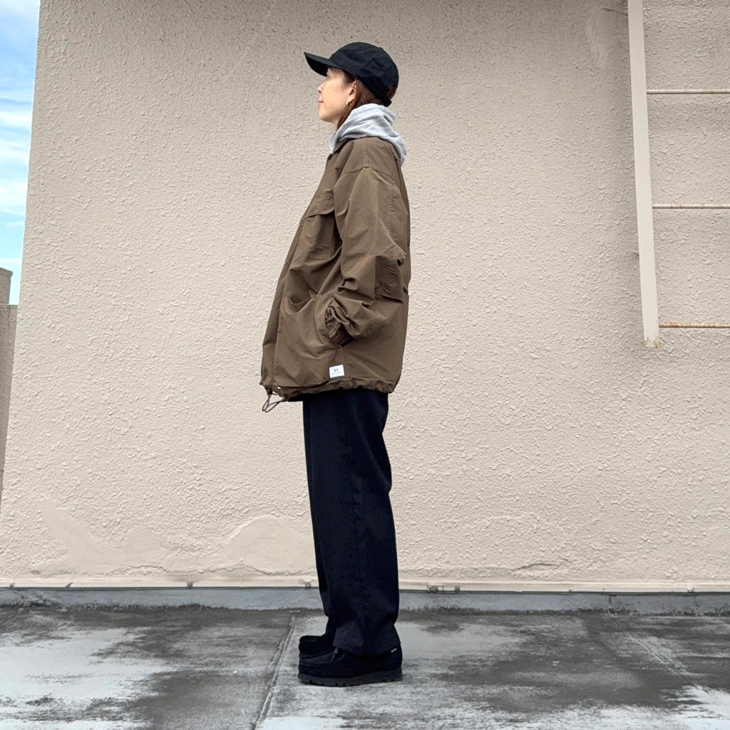 SASSAFRAS『DIGS CREW PROTECTIVE JACKET(60/40)』(OLIVE)