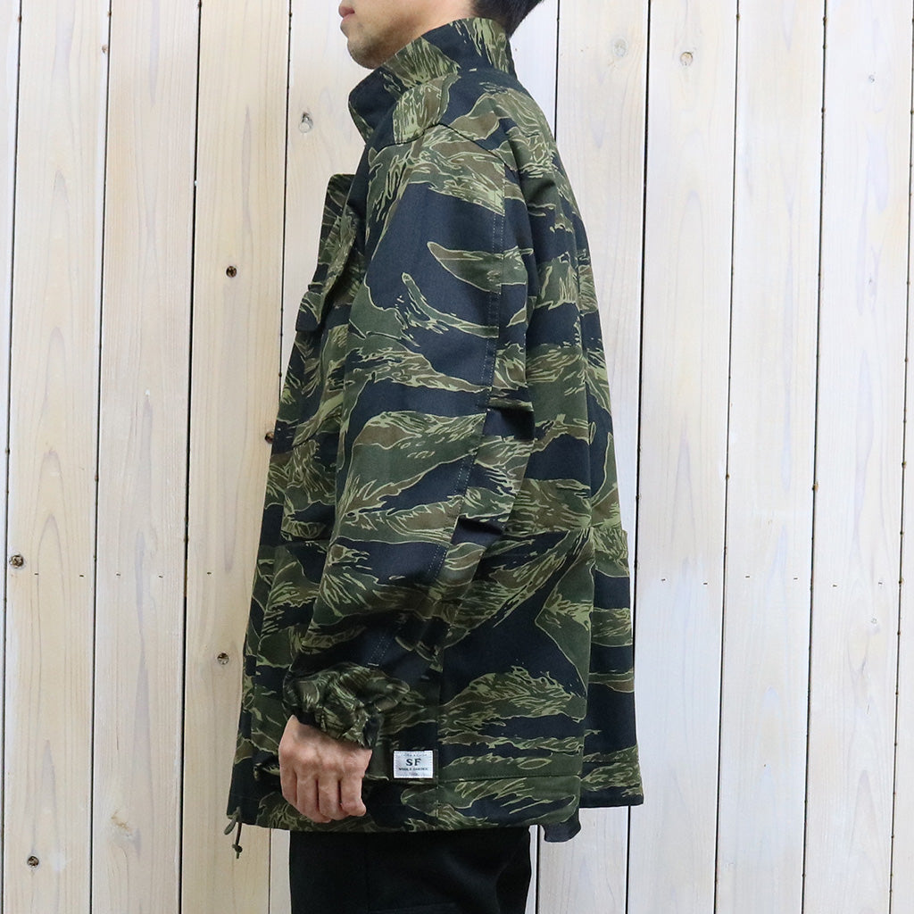 SASSAFRAS『DIGS CREW PROTECTIVE JACKET(TIGER TWILL)』(TIGER)