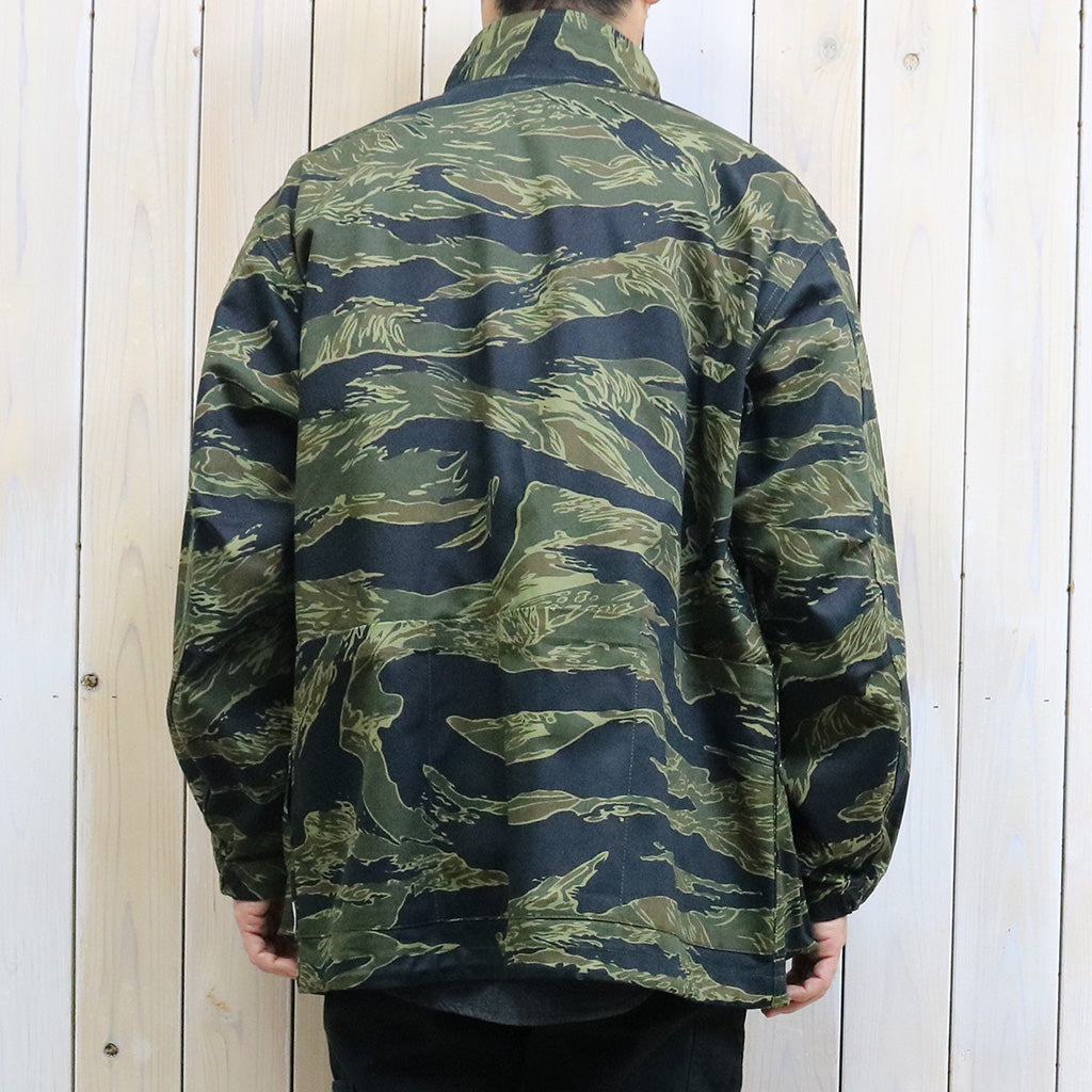 SASSAFRAS『DIGS CREW PROTECTIVE JACKET(TIGER TWILL)』(TIGER)