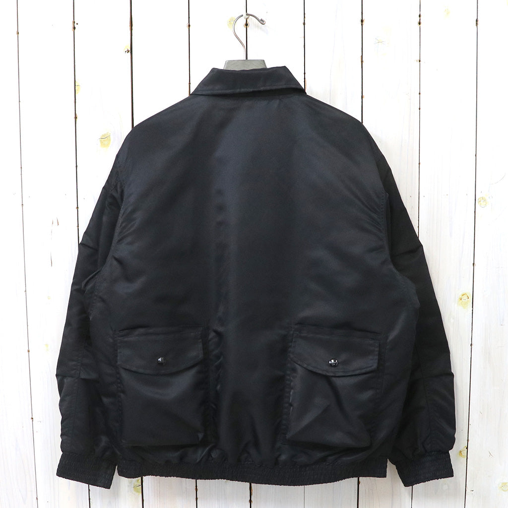 SASSAFRAS『D/C ARMOR JACKET HEAVY(RECYCLE NYLON TWILL)』(BLACK)