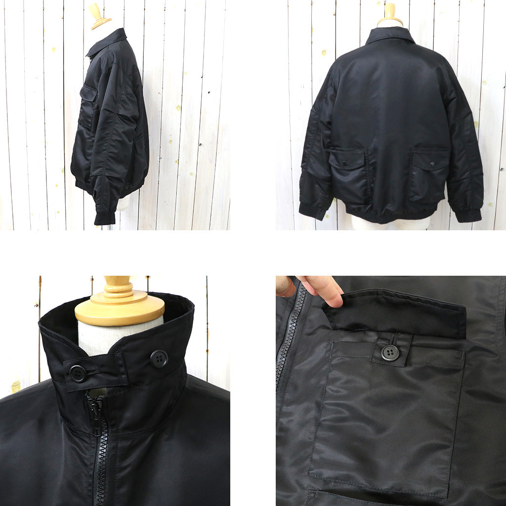 SASSAFRAS『D/C ARMOR JACKET HEAVY(RECYCLE NYLON TWILL)』(BLACK)