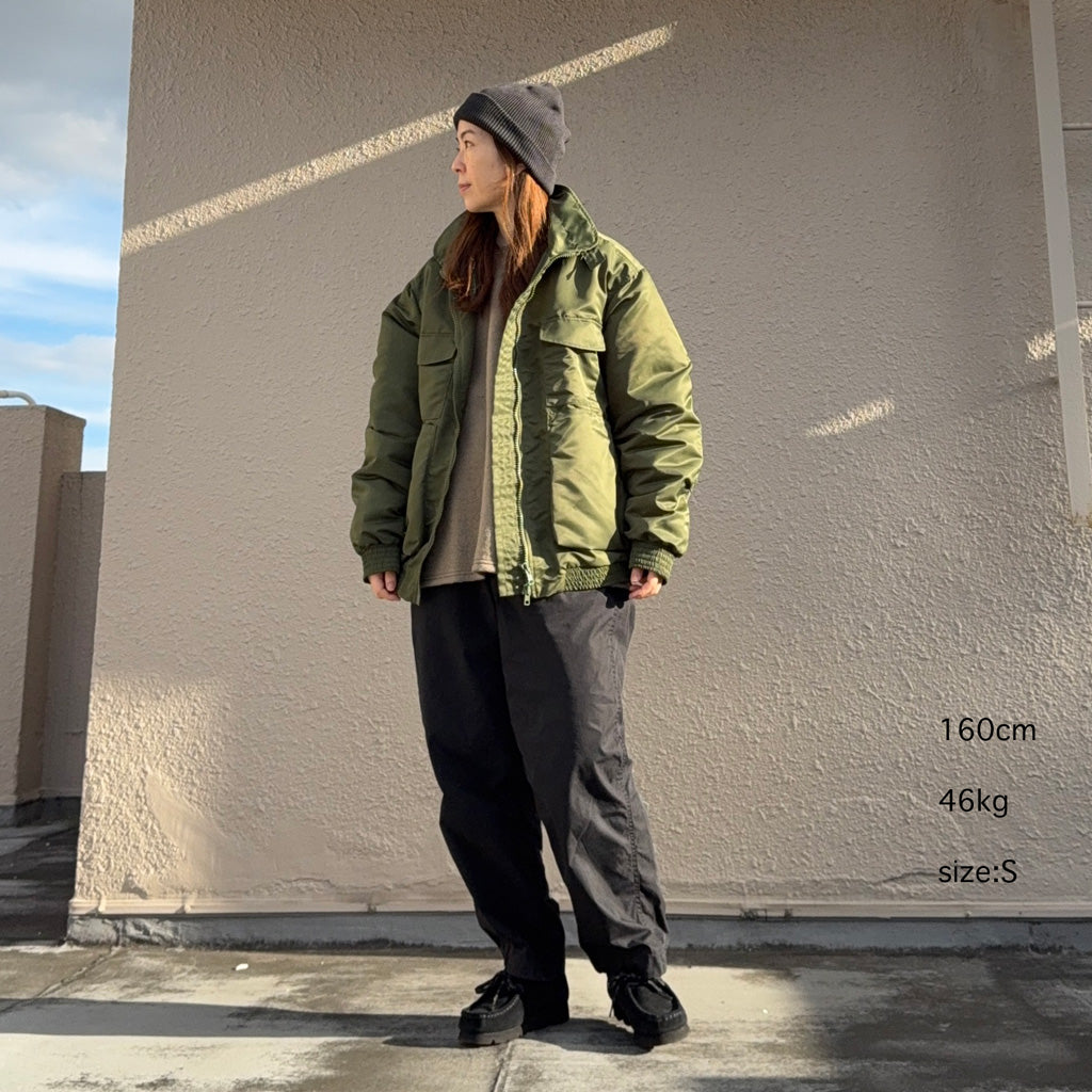 SASSAFRAS『D/C ARMOR JACKET HEAVY(RECYCLE NYLON TWILL)』(OLIVE)