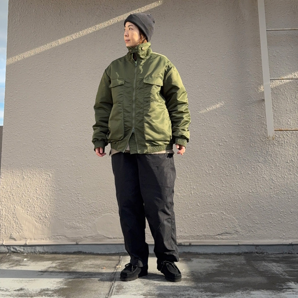 SASSAFRAS『D/C ARMOR JACKET HEAVY(RECYCLE NYLON TWILL)』(OLIVE)