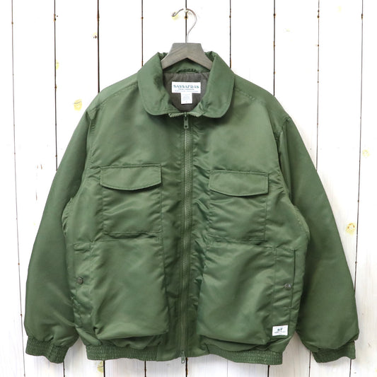 SASSAFRAS『D/C ARMOR JACKET HEAVY(RECYCLE NYLON TWILL)』(OLIVE)