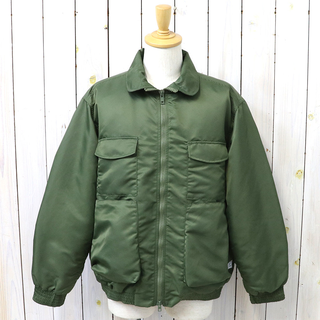 SASSAFRAS『D/C ARMOR JACKET HEAVY(RECYCLE NYLON TWILL)』(OLIVE)