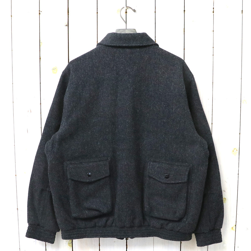 SASSAFRAS『D/C ARMOR JACKET HEAVY(HERRINGBONE BLANKET)』(CHARCOAL)