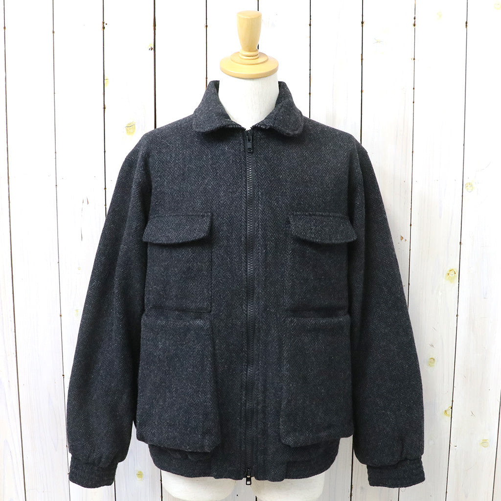 SASSAFRAS『D/C ARMOR JACKET HEAVY(HERRINGBONE BLANKET)』(CHARCOAL)