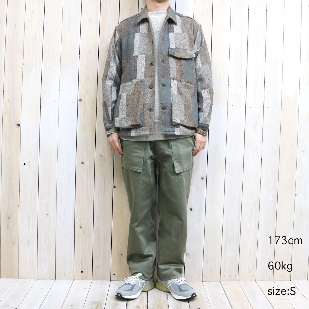 SASSAFRAS『CULTIVATOR PANTS(MILITARY SATIN)』(OLIVE)