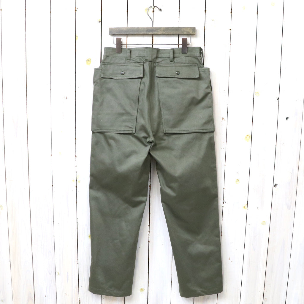 SASSAFRAS『CULTIVATOR PANTS(MILITARY SATIN)』(OLIVE)