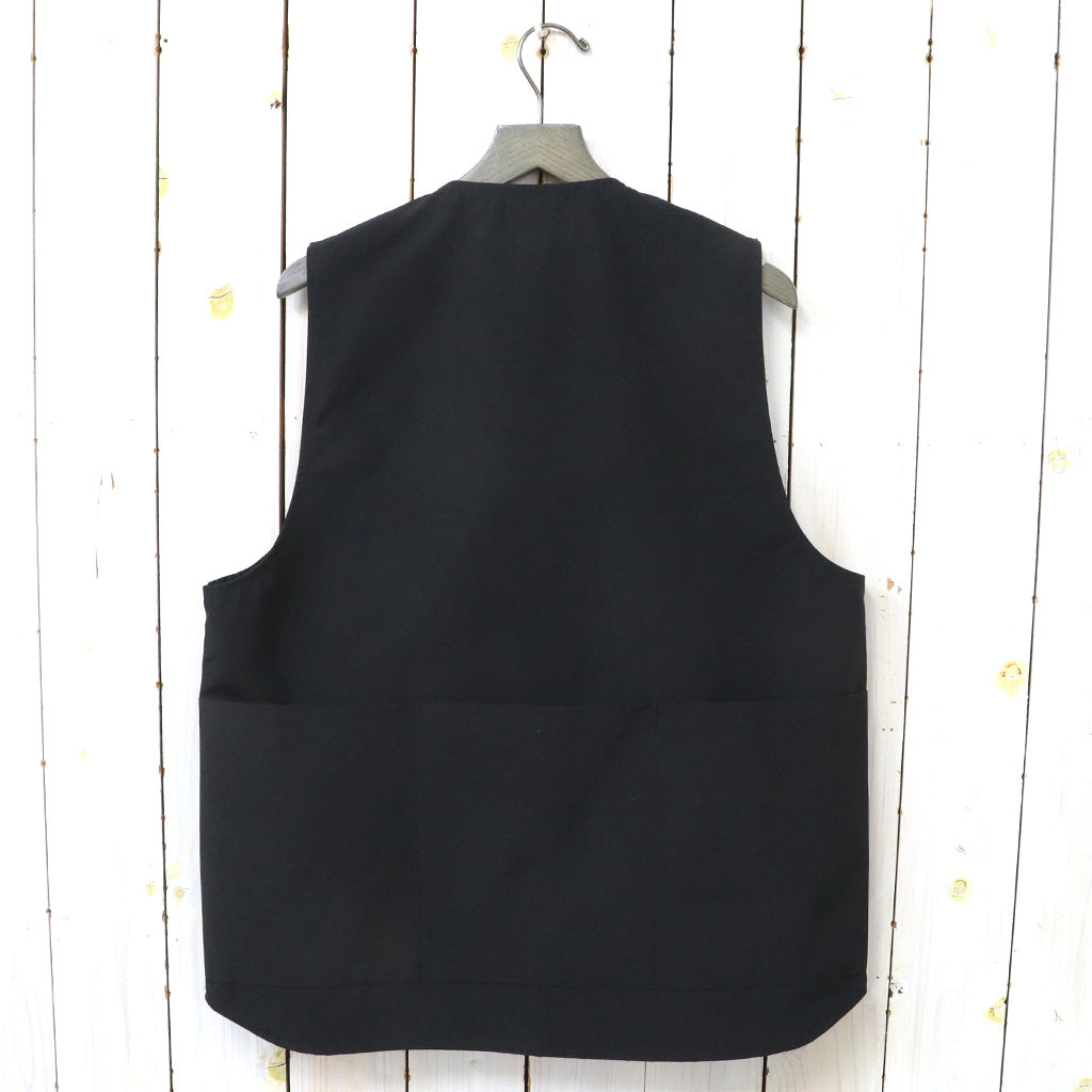 SASSAFRAS『CULTIVATOR VEST(P/C WEATHER)』(BLACK) – Reggieshop