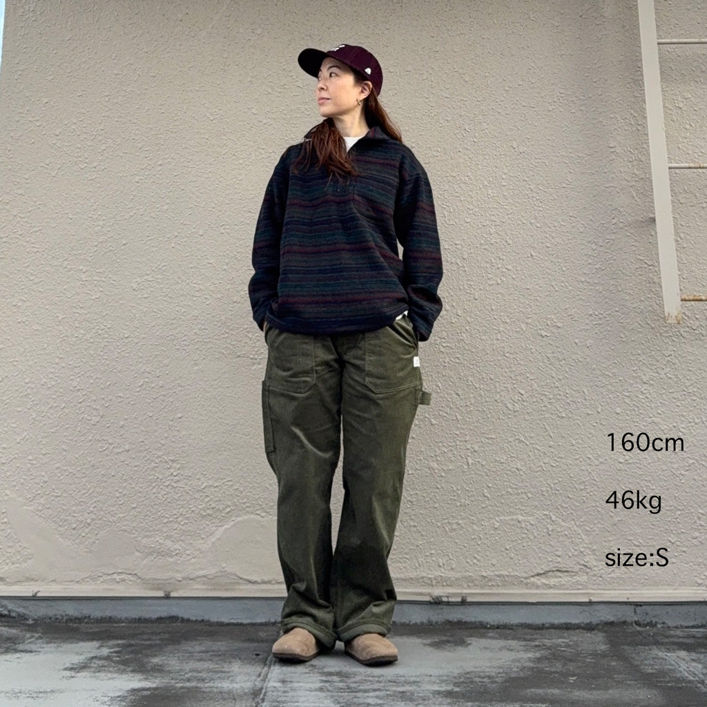 SASSAFRAS『FALL LEAF GARDENER PANTS(14W CORDUROY)』(OLIVE)