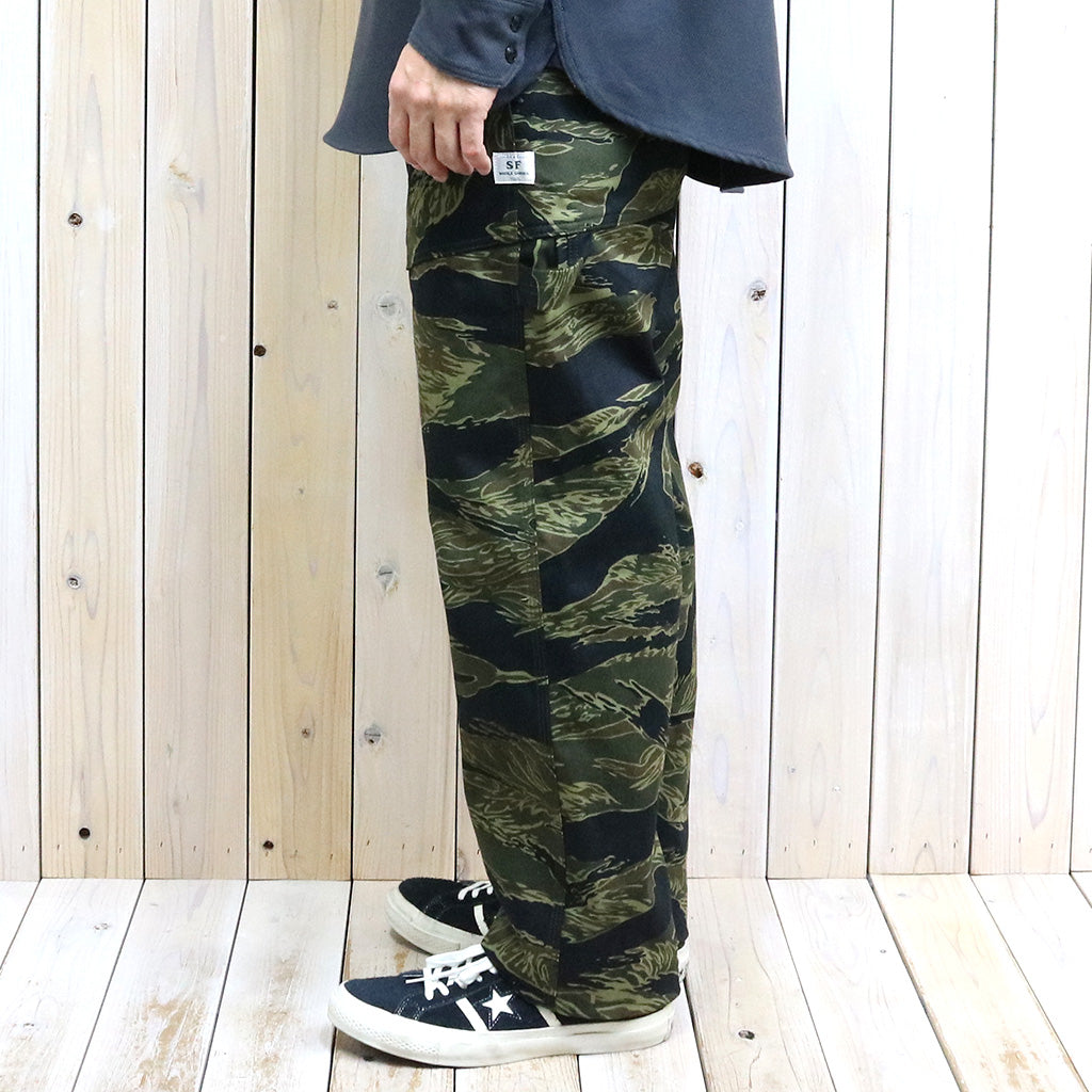 SASSAFRAS『FALL LEAF GARDENER PANTS(TIGER TWILL)』(TIGER)