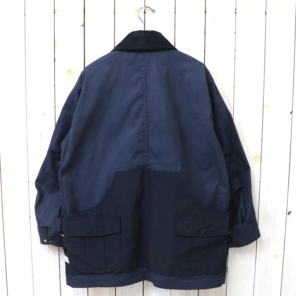 SASSAFRAS『BOTANICAL SCOUT TUBE COAT(C/N OXFORD)』(NAVY)