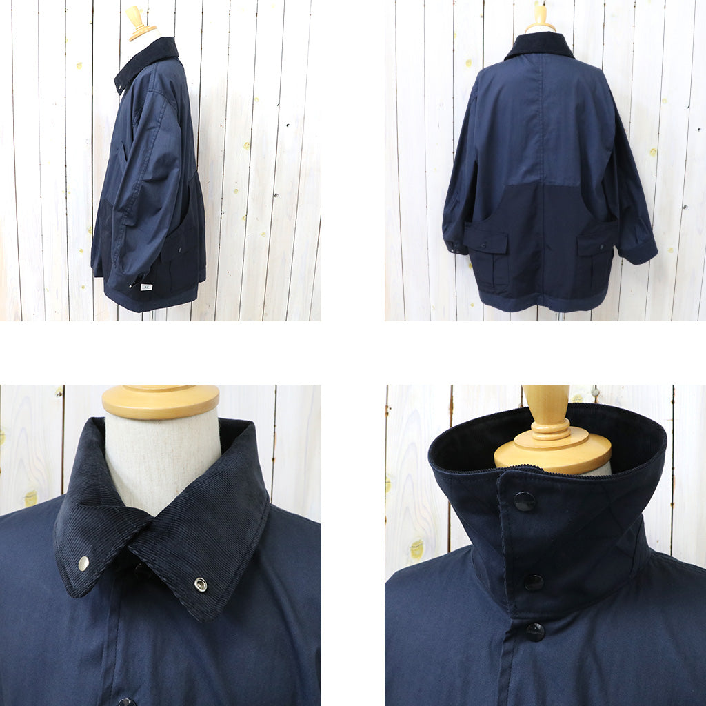 SASSAFRAS『BOTANICAL SCOUT TUBE COAT(C/N OXFORD)』(NAVY)