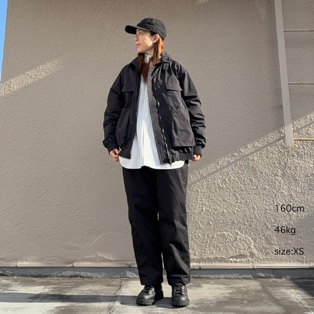 SASSAFRAS『D/C ARMOR JACKET LIGHT(TREK NYLON)』(BLACK)