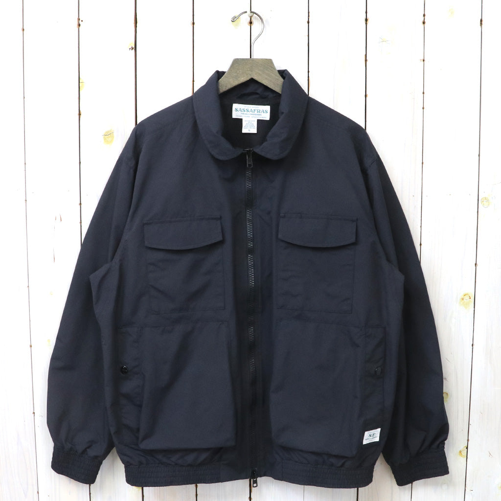 SASSAFRAS『D/C ARMOR JACKET LIGHT(TREK NYLON)』(BLACK)