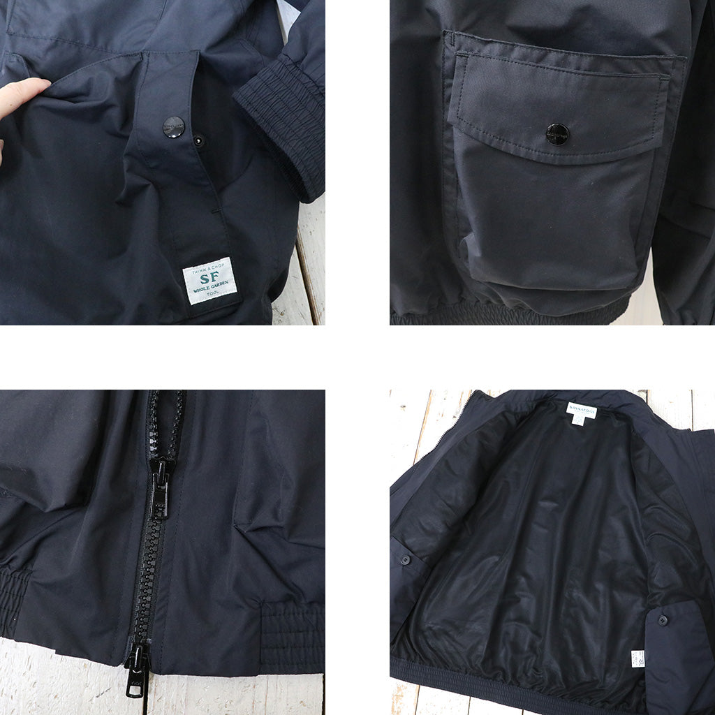 SASSAFRAS『D/C ARMOR JACKET LIGHT(TREK NYLON)』(BLACK)