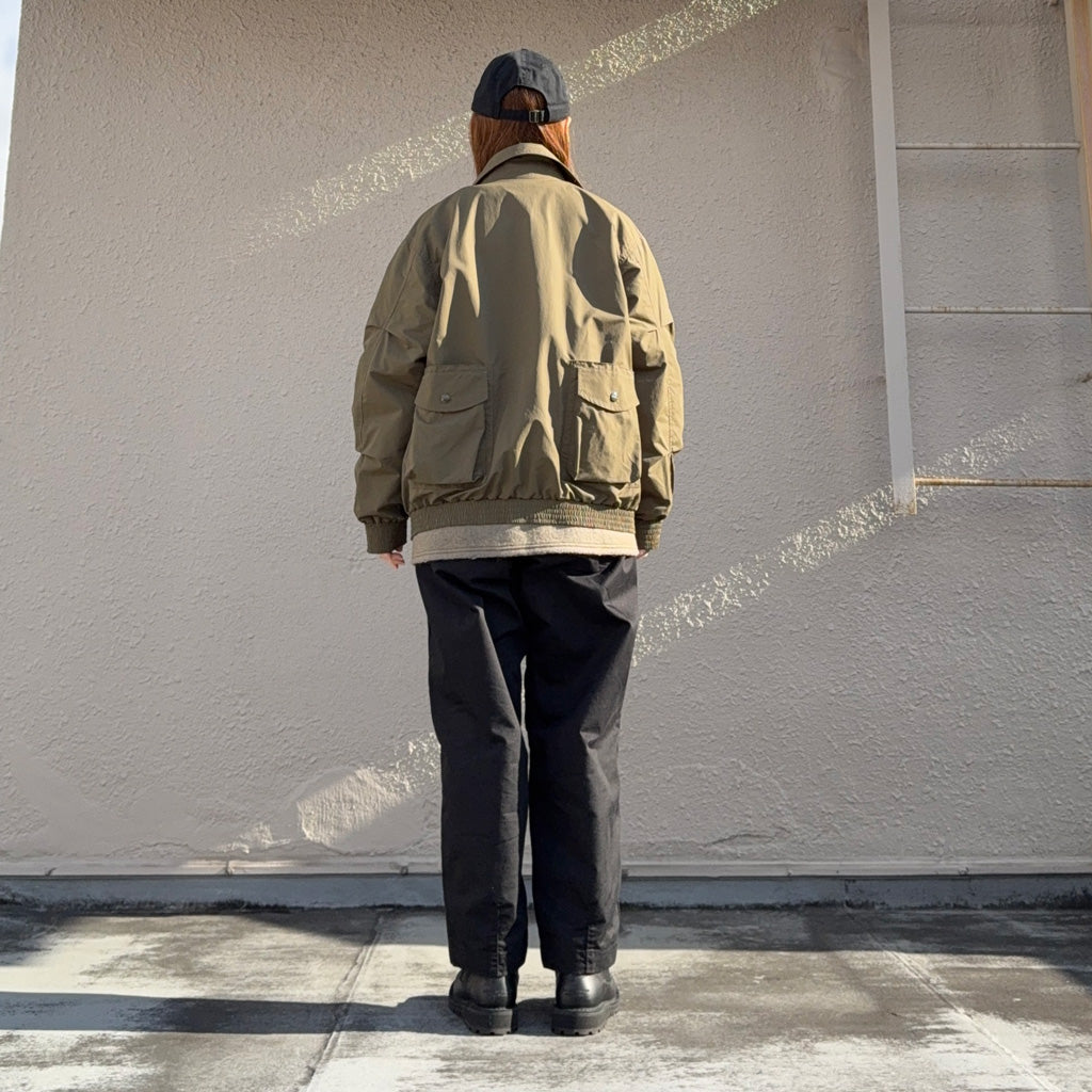 SASSAFRAS『D/C ARMOR JACKET LIGHT(TREK NYLON)』(OLIVE) – Reggieshop
