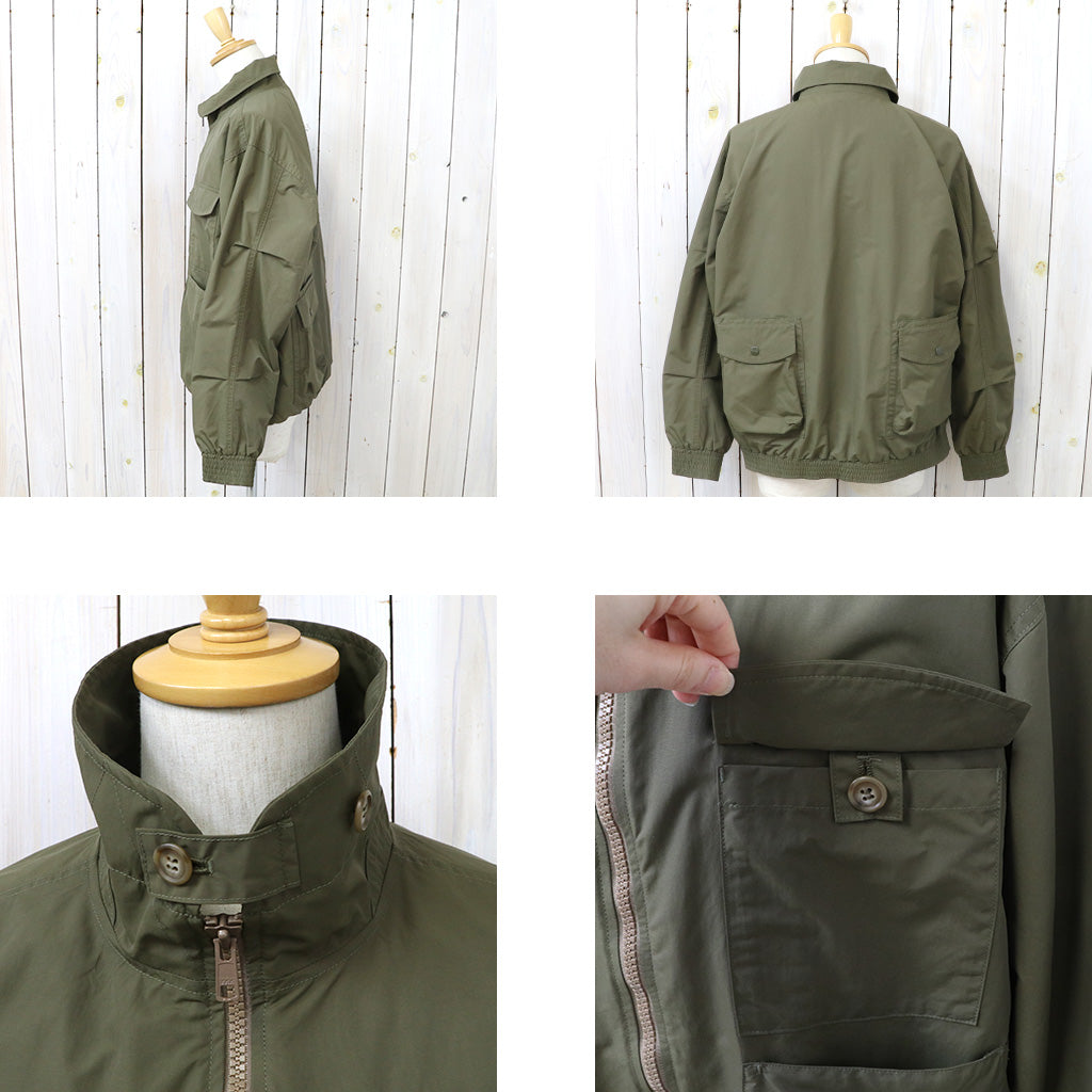 SASSAFRAS『D/C ARMOR JACKET LIGHT(TREK NYLON)』(OLIVE) – Reggieshop